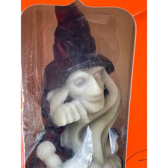 Gurley Candles Glow In The Dark Witch w/ Cauldron Vintage - Picture 3 of 7